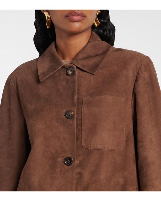 Max Mara Brown Suede Jacket