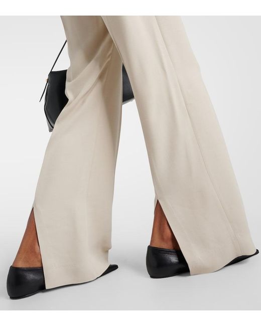 Totême White Straight Pants