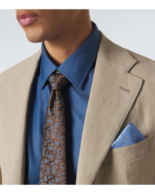 Cravatta di Charvet in Gray da Uomo