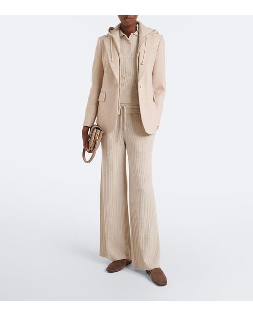 Eleventy Natural Layered Wool Blazer