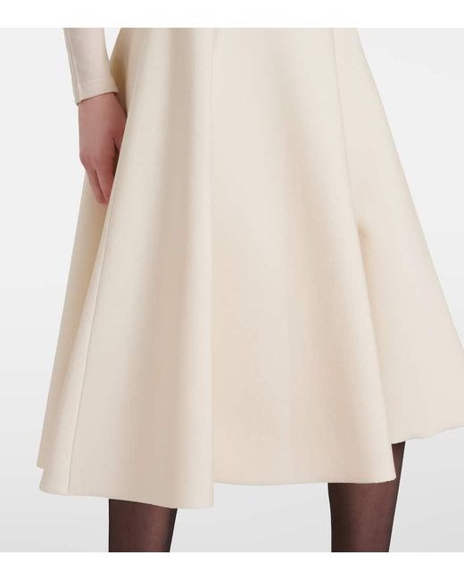 Falda Midi Harley De Punto The Row de color White