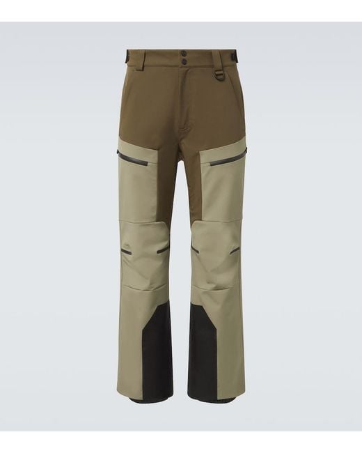 Fusalp Green Sidyo Colorblocked Ski Pants for men