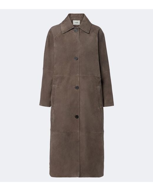 Arma Brown Judy Suede Coat
