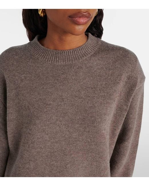 Frankie Shop Brown Pullover Rafaela Aus Wolle Und Kaschmir
