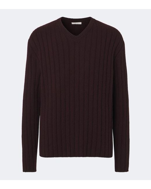 The Row Brown Ettore Cashmere Sweater for men