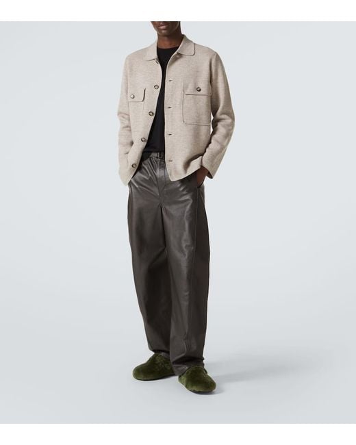 Mules Boston 1774 En Daim Et Shearling Birkenstock pour homme en coloris Green