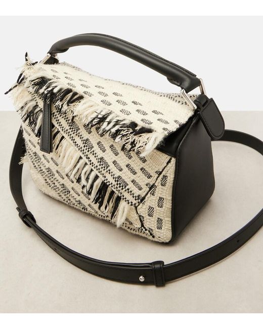 Loewe Metallic X Albers Puzzle Small Leather Top-Handle Bag