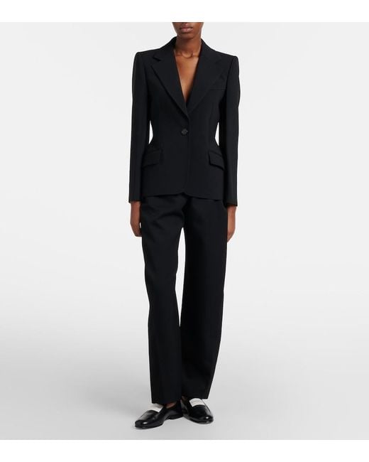Givenchy Black Single-Breasted Blazer