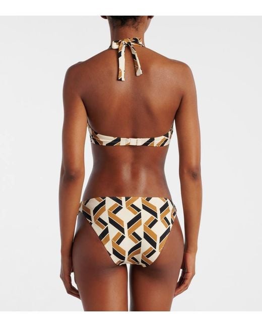 Eres Multicolor Bedrucktes Bikini-Oberteil Dimension
