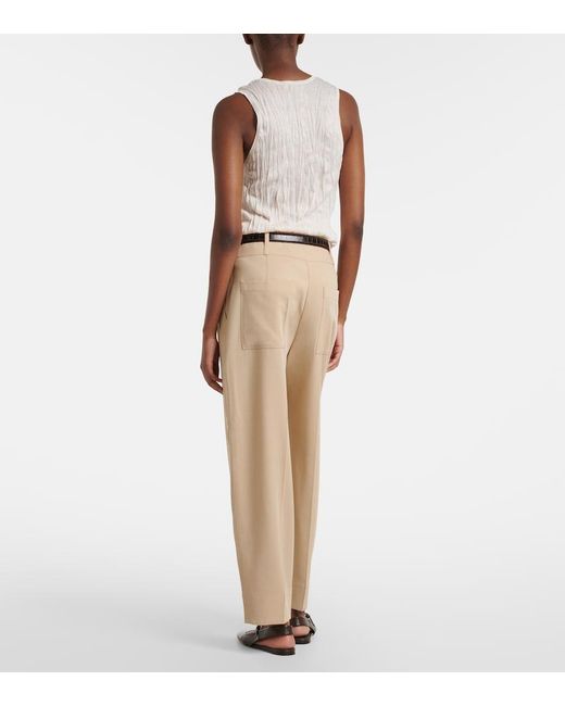 Totême Natural Draped Balloon Pants