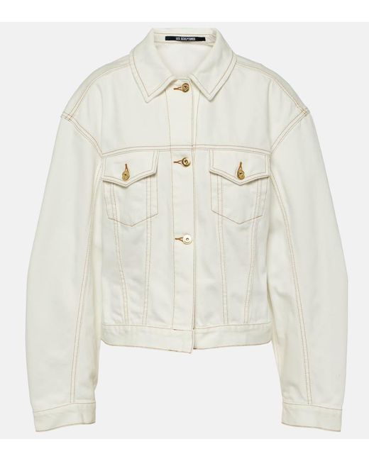 Jacquemus Off-white Les Classiques 'la Veste De-nîmes' Denim Jacket