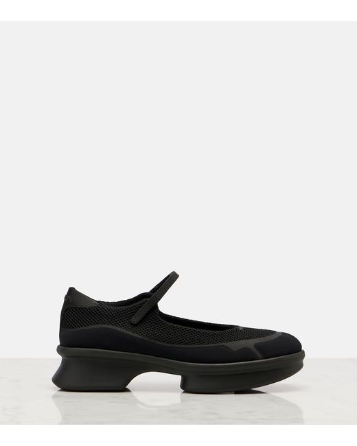 Prada Black Sneakers Aus Mesh