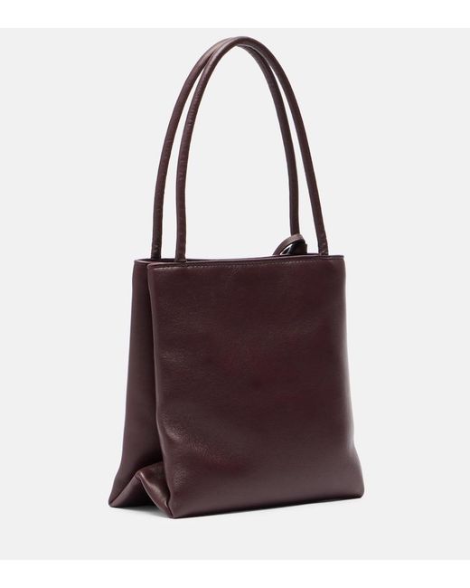 Magda Butrym Purple Julia Small Leather Shoulder Bag