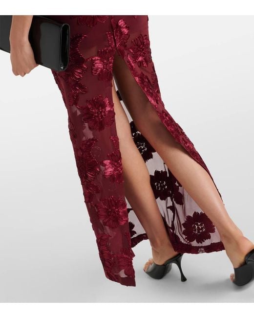 Abito Lungo Con Scollo All'Americana di ROTATE BIRGER CHRISTENSEN in Red