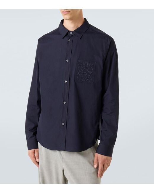 Camicia di Loewe in Blue da Uomo