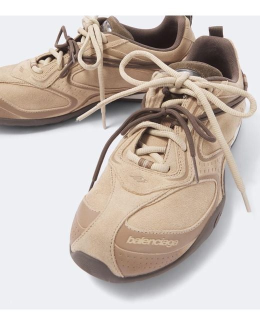 Balenciaga Natural Radar Velvety Sneakers for men