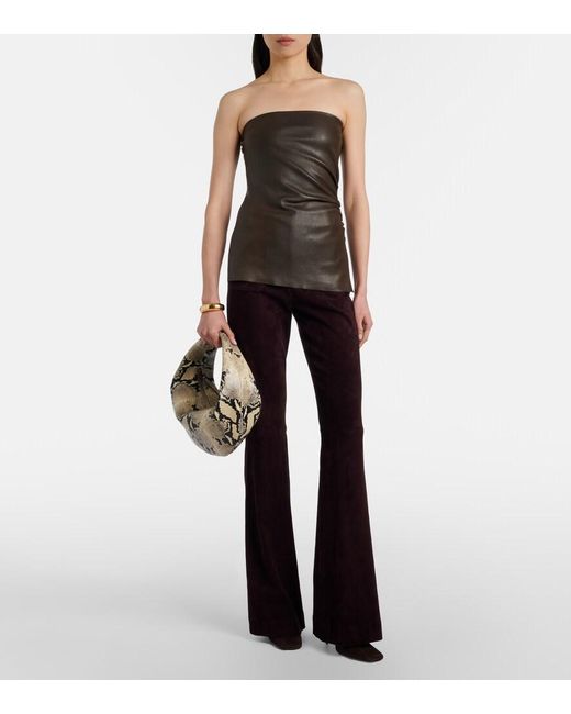 Stouls Black Laya Leather Bustier