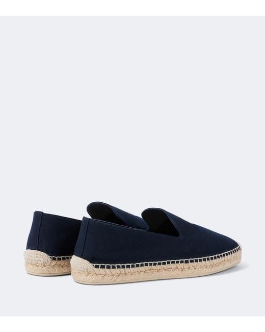 Christian Louboutin Blue Mooncrest Canvas Espadrilles for men
