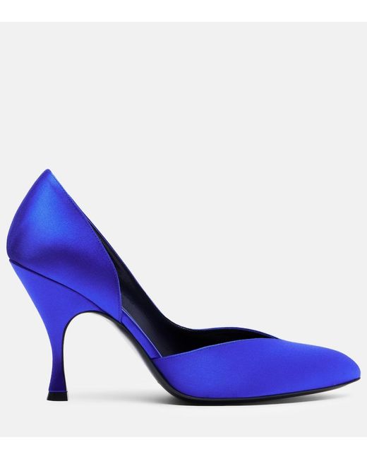 Herbert Levine Blue Not Half Bad 95 Satin Pumps