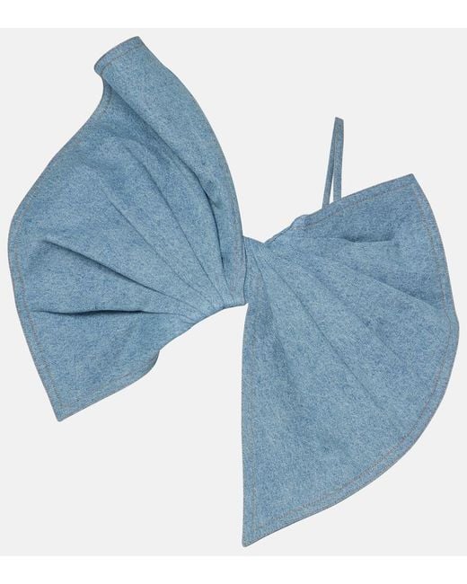 Nina Ricci Blue Top Aus Denim
