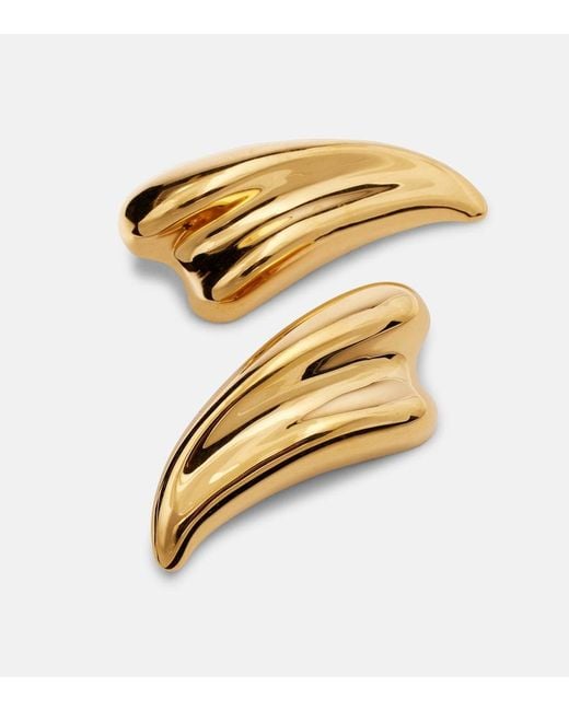 Tom Ford Metallic Liza Clip-On Earrings