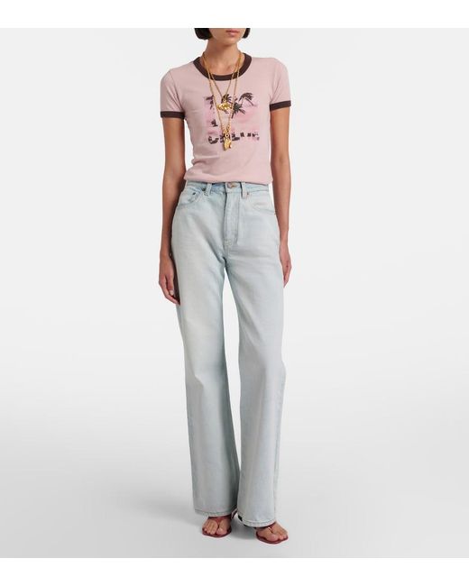 Chloé Pink Jelly Tpu Thong Sandals