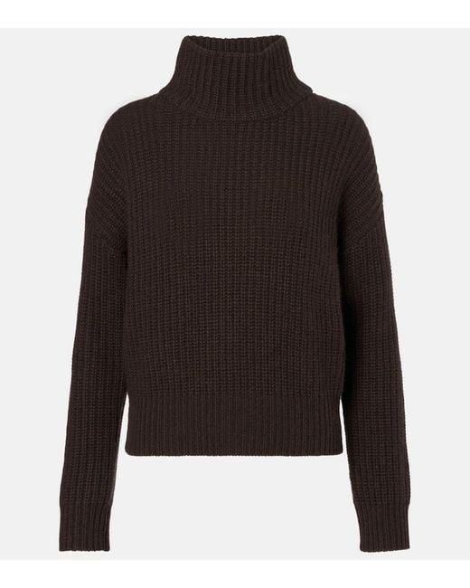 Lisa Yang Black Julina Cashmere Turtleneck Sweater