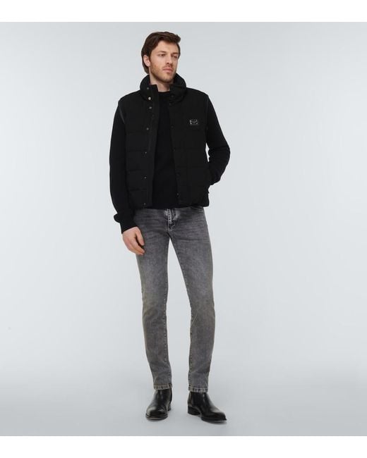 Dolce & Gabbana Black Padded Vest for men
