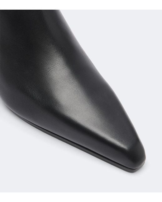 Paris Texas Black Jane Leather Ankle Boots