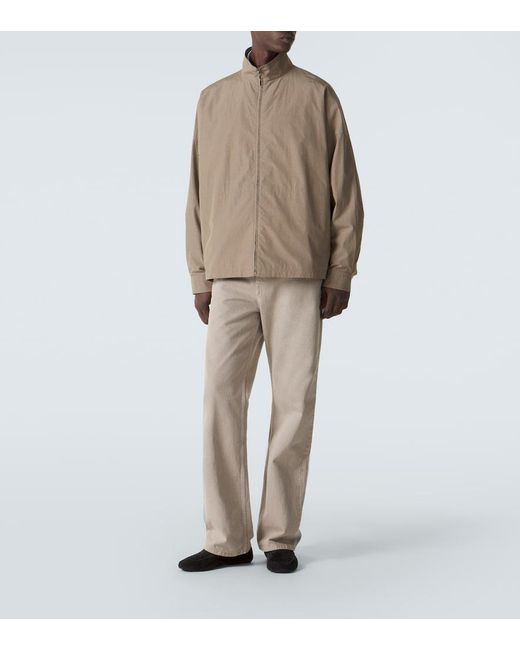 The Row Brown Trenton Cotton Jacket for men