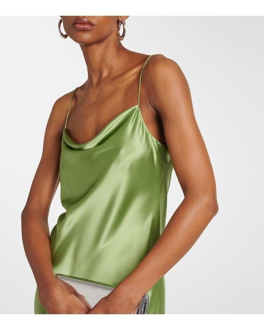 Abito Lungo Shiny Statement di Dorothee Schumacher in Green