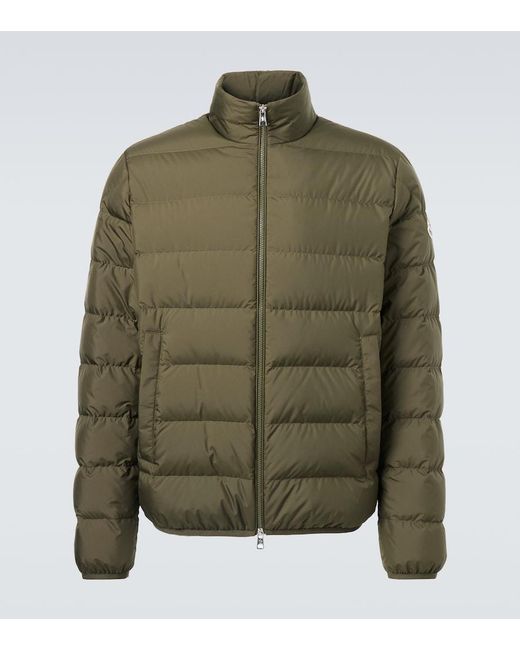 Moncler Green Baudinet Quilted Down Jacket for men