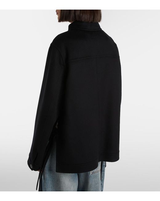Loewe Black Wool And Cashmere Jacket