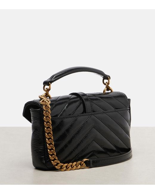 Portafoglio Con Applicazione di Saint Laurent in Black