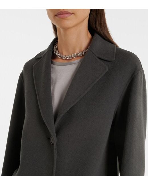 Max Mara Black Virgin Wool Jacket