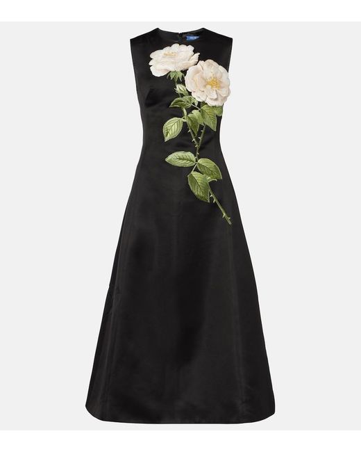 LEO LIN Black Cleo Embellished Cocktail Dress