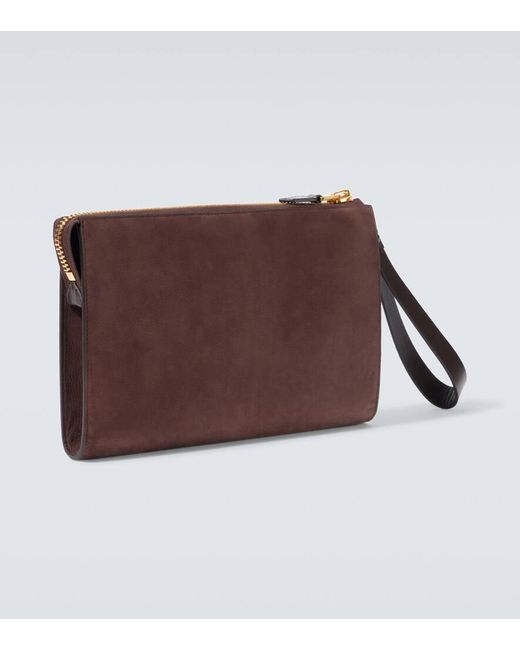 Tom Ford Etui Mini Aus Leder in Brown für Herren