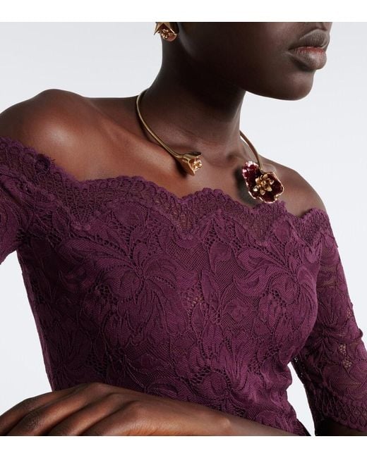 Rabanne White Floral Cuff