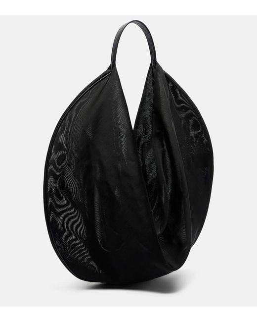 Aesther Ekme Black Ray 50 Large Mesh Shoulder Bag