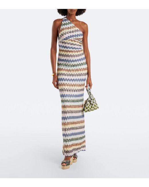 Missoni Green Small Jacquard Top-Handle Bag