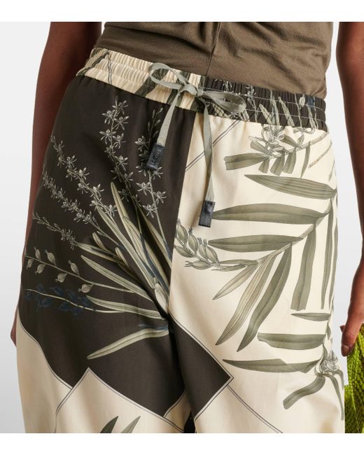 Pantalon ample Paula's Ibiza en coton et soie Loewe en coloris Natural