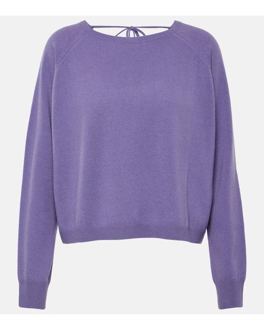 Pullover in lana e cashmere di Jardin Des Orangers in Purple