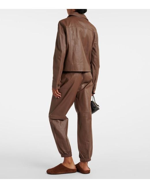 Joseph Brown Leather Jacket