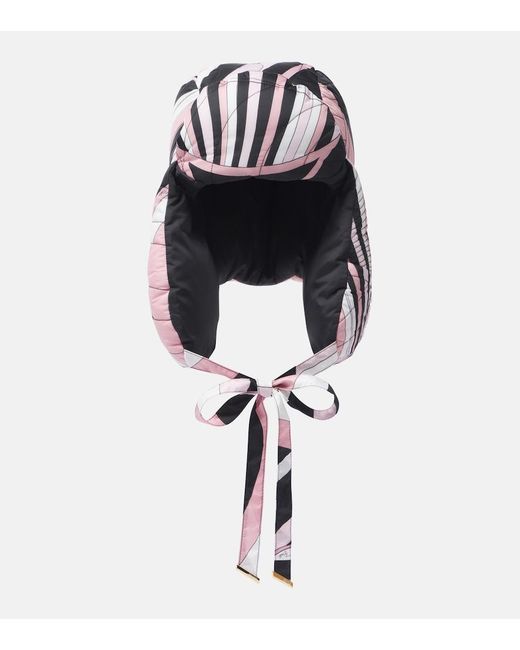 Emilio Pucci Black Iride Ski Hat