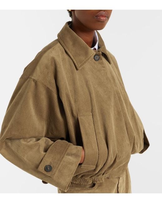 Rohe Green Cotton Corduroy Jacket