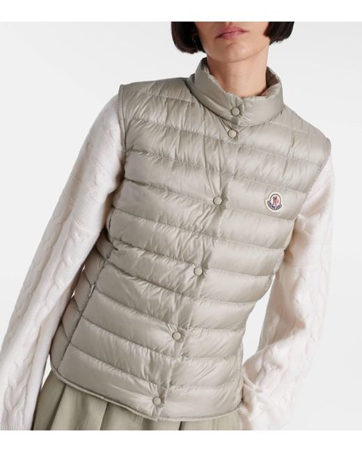 Moncler Gray Liane Down Vest