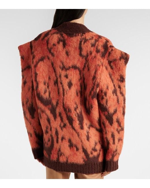 Stella McCartney Red Printed Sweater Vest