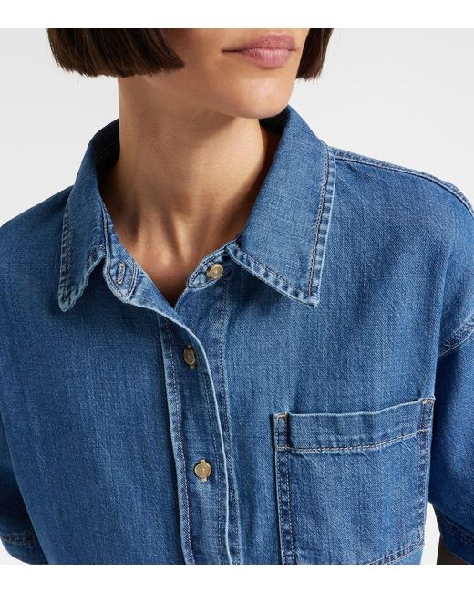 Velvet Blue Jeanshemd Kaddy