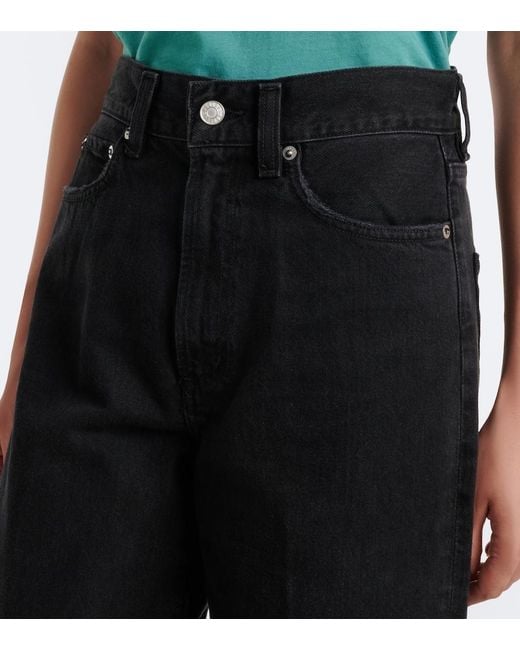 Agolde Black '80S Straight Jeans