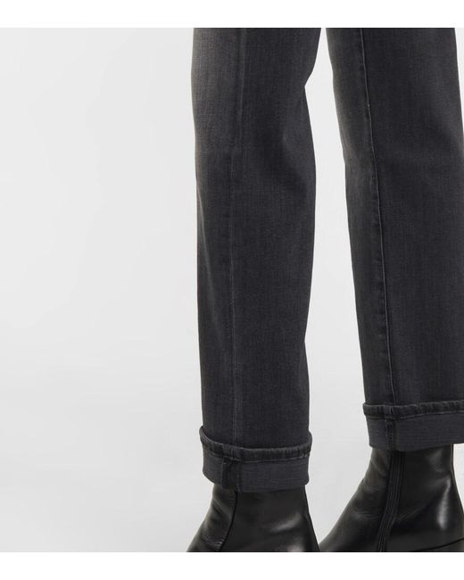 AG Jeans Multicolor Alexxis High-Rise Straight Jeans